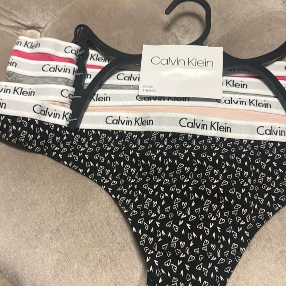 Calvin Klein thong panties, 4 pack